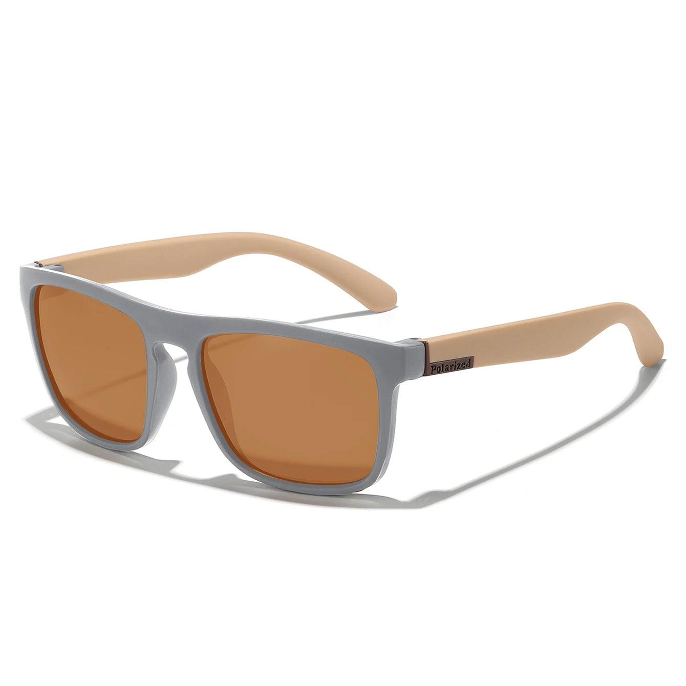 Retro Square Polarized Cycling Sunglasses UV400 Unisex