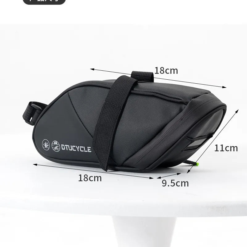 Waterproof Nylon Mountain Bike Saddle Storage Bag Seat Rear Tool Pouch Outdoor Cycling Accessories ZXCBB03