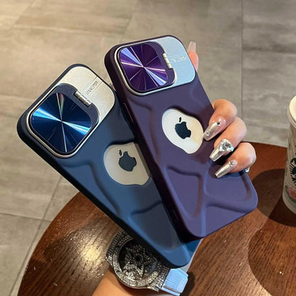 Magnetic Logo Stand TPU Case for iPhone 17–12 Series