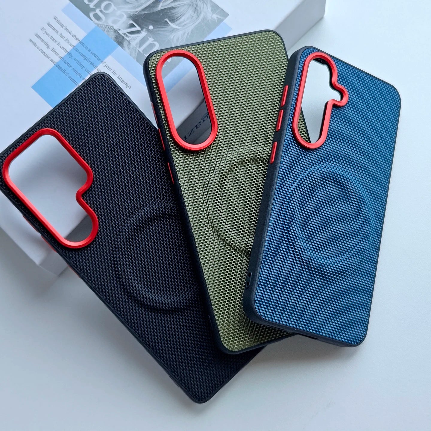 High End Business Magnetic Leather Phone Case for Samsung Galaxy S26 Ultra S26 Plus S25 Plus Edge for Wireless Charging Case