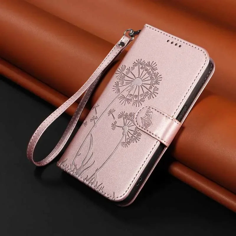 Wallet Leather Case For Samsung Galaxy S25 Ultra S24 Plus A15 A25 A35 A55 A16 A26 A36 A56 S25 Edge S25+ FE 5G Flip Phone Cover