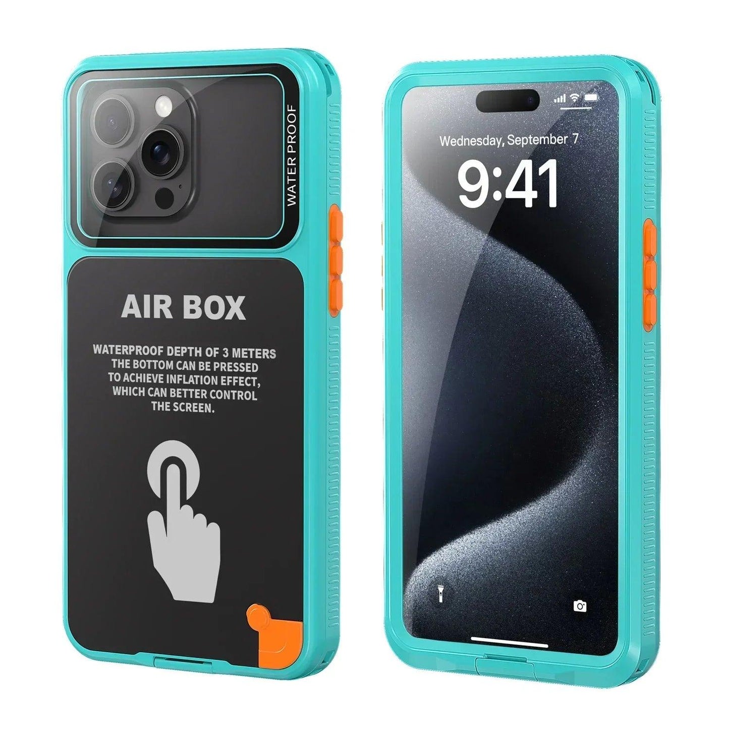 IP68 Waterproof Case for iPhone 13–17 Pro Max