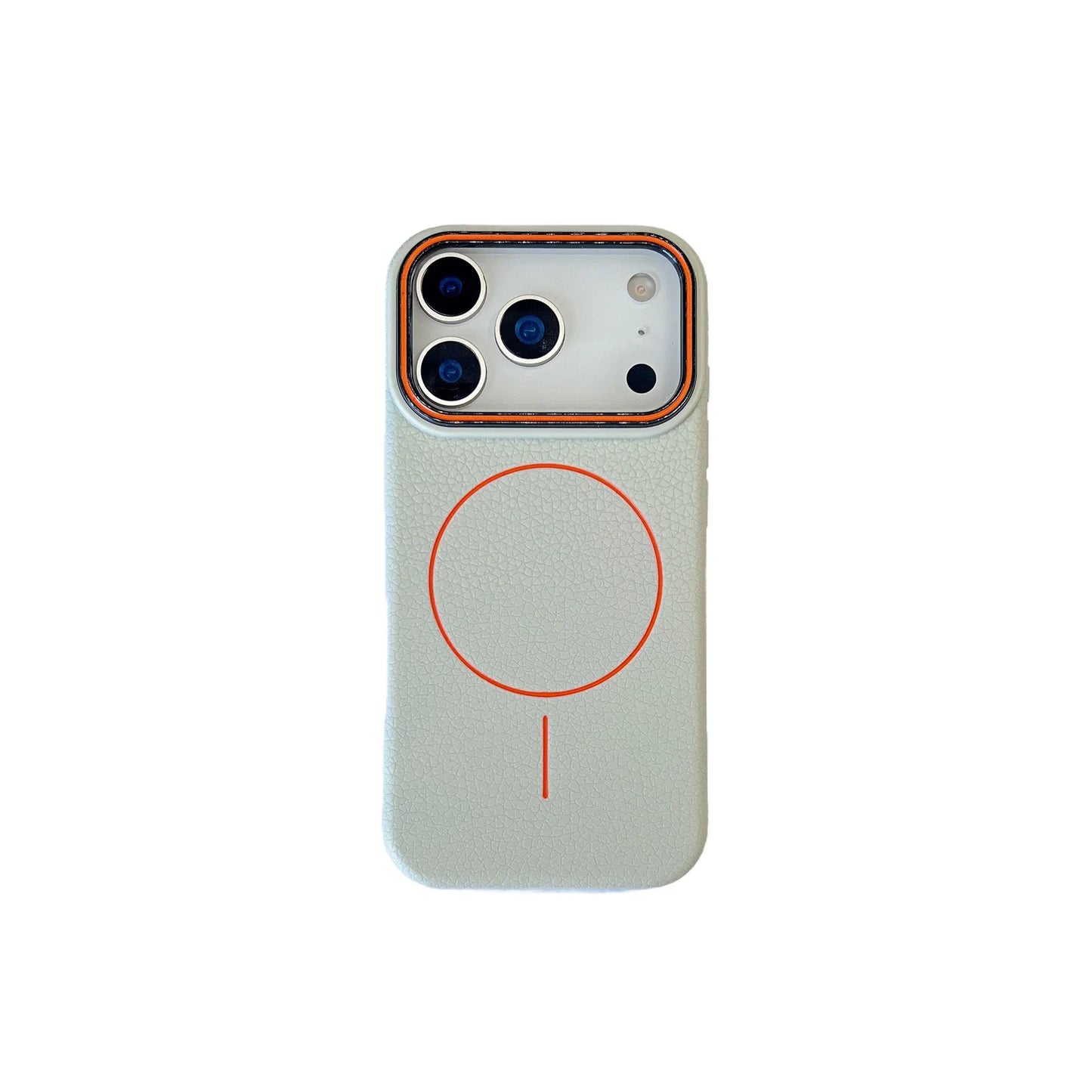 Litchi Pattern For Magsafe Leather Texture Phone Case For iPhone 17 16 15 14 13 12 11 Pro Max Air Plus Magnetic Shockproof Cover