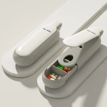 Portable 3-Compartment Medicine Pill Box – Travel-Friendly - Urbizia