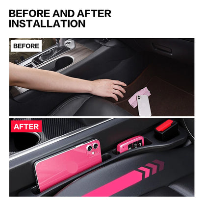 2X Car Seat Gap Filler Between Seats Crevice Box Bag Interior Decoration Auto Accessories For Mazda CX-30 CX30 CX-4 CX4 CX 30 4