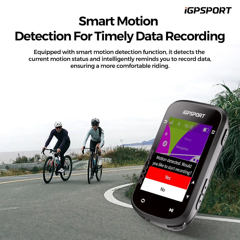 iGPSPORT BSC200S GPS Bike Computer Route Navigation Colorful Screen Wireless Bicycle Speedometer Cycling Odometer