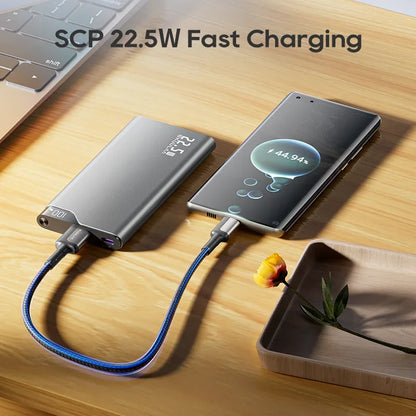 KUULAA Power Bank 10000mAh Portable Charger PowerBank 22.5W Fast Charging External Battery For iPhone 17 16 15 batterie externe