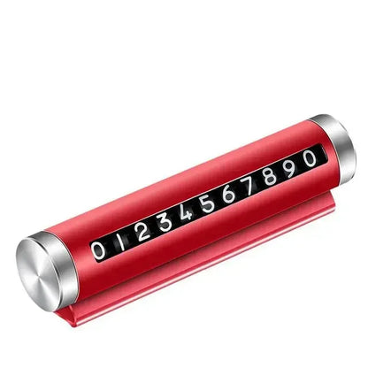 Adjustable Car Temporary Parking Number Plate – Aluminum Alloy - Urbizia