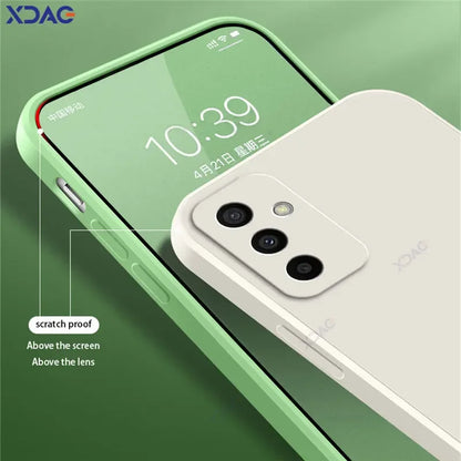 Cellphone Cases for Samsung Galaxy M23 F23 5G SamsungM23 SamsungF23 Luxury Original Square Liquid Silicone Back Cover Coque Bags