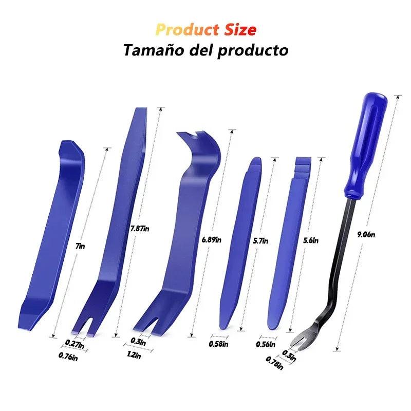 iLMH Auto Dismantle Tools Kit Plastic Kit Car Door Clip Panel Trim Radio Dash Audio Removal Installer Pry Kit Conversion Repair