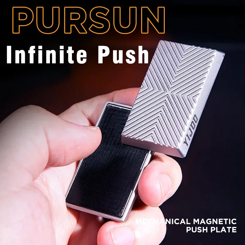 Metal Fidget Push Card Toy for Stress Relief & Focus