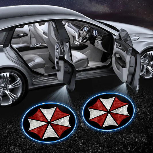 LED Car door projector high-definition welcome lights Styling For Umbrella Corporation Car Styling Decoration Car Accessories