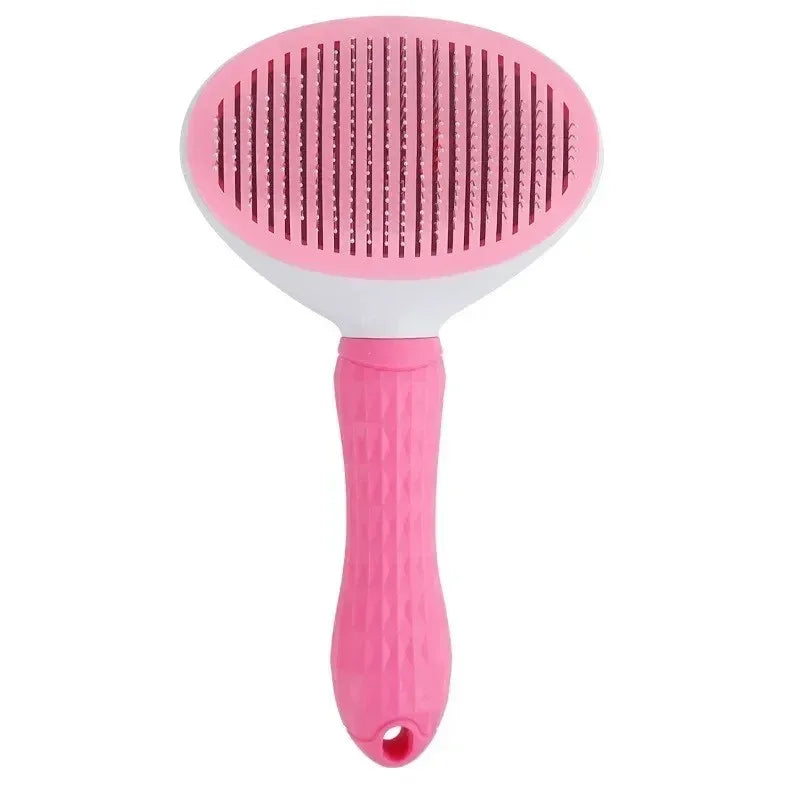 Pet Dog Brush Cat Comb Self Cleaning Pet Hair Remover Brush For Dogs Cats Grooming Tools Pets Dematting Comb Dogs Accessories - Urbizia