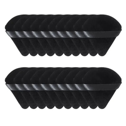 Triangle Velvet Powder Puff – Soft Makeup Sponge