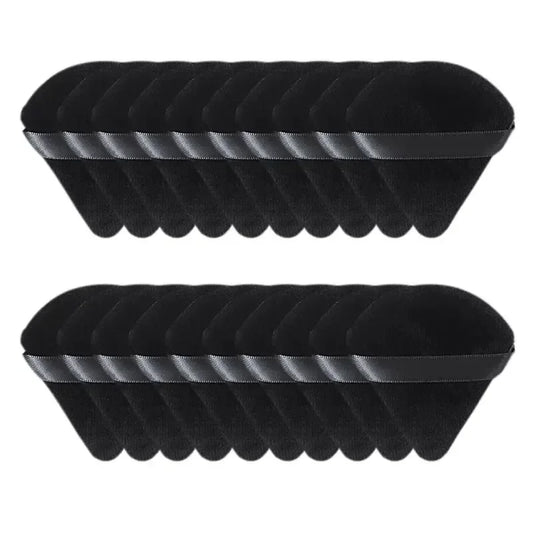 Triangle Velvet Powder Puff – Soft Makeup Sponge