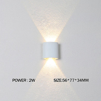 Led Wall Lamp outdoor Stair Light Fixture Bedside Loft Living Room Up Down Home Hallway Lampada 2W 4W 6W 8W 10W 12W Wall Sconces