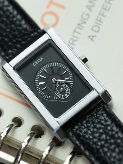 CILOAtank square high quality watch men's brand genuine gift retro business men's 2025 new waterproof light luxury men's watch