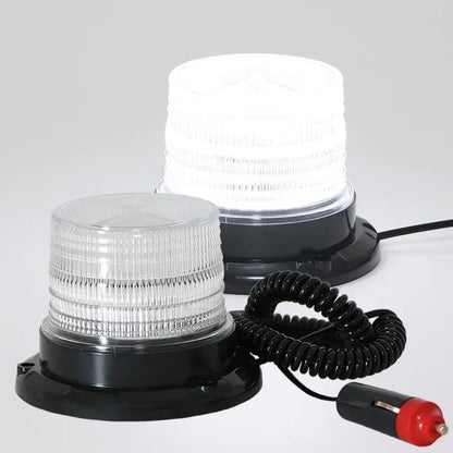 Car Truck Roof Top Warning Light Emergency LED Strobe Light Flashing Beacon With Magnetic Base For Security Auto 12V 24V - Urbizia