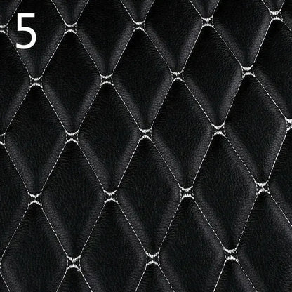 100x158cm Faux Leather Fabric Foam Quilted Padded for Car Interior Seat Cover Sofa Cushion Wear Resistant DIY