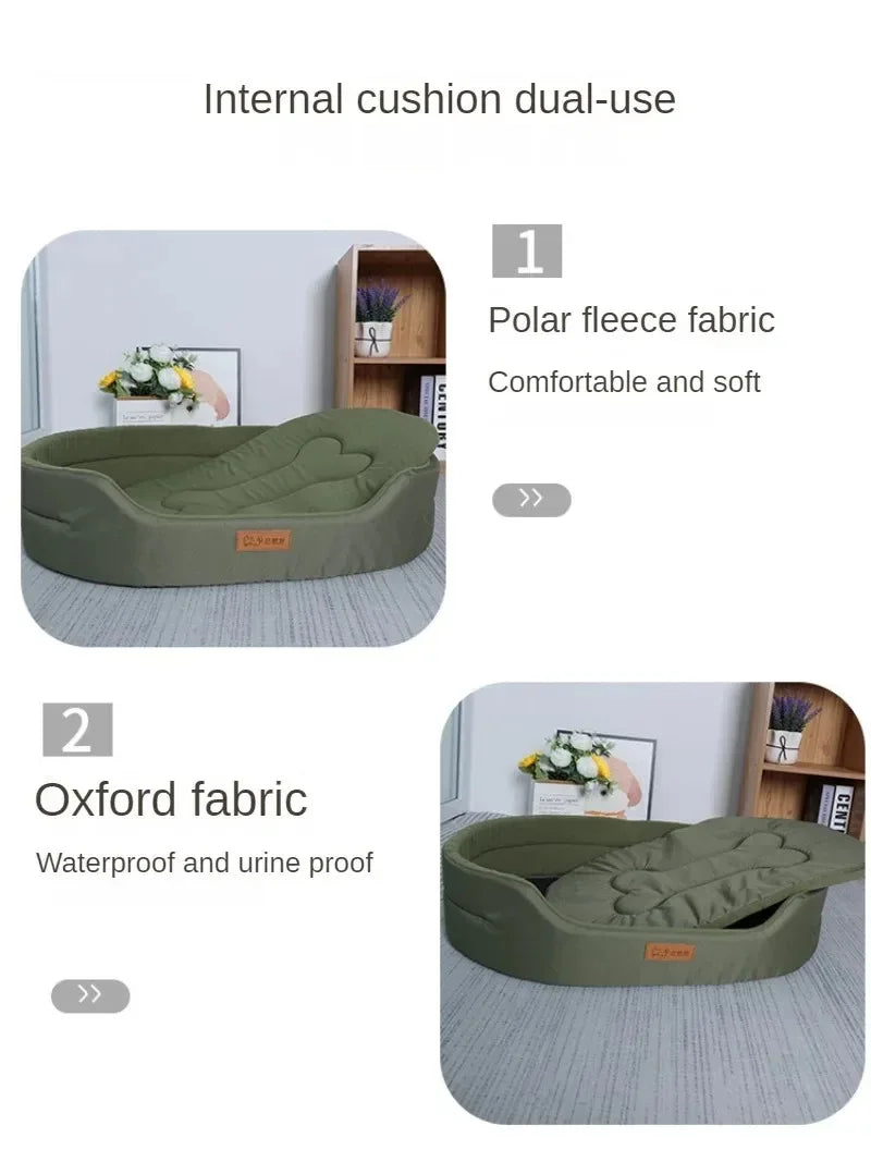 Fluffy Pet Cushion Bed for Dogs & Cats - Urbizia