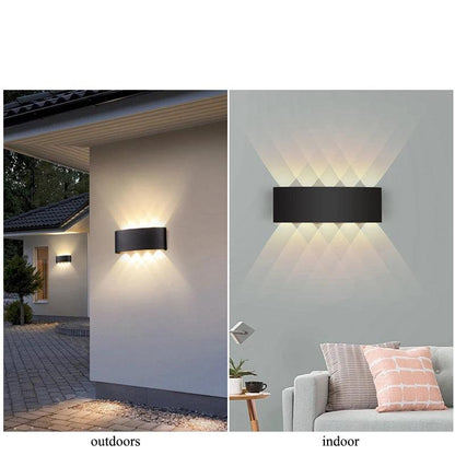 Up and Down LED Wall Lamp – Indoor & Outdoor, Waterproof