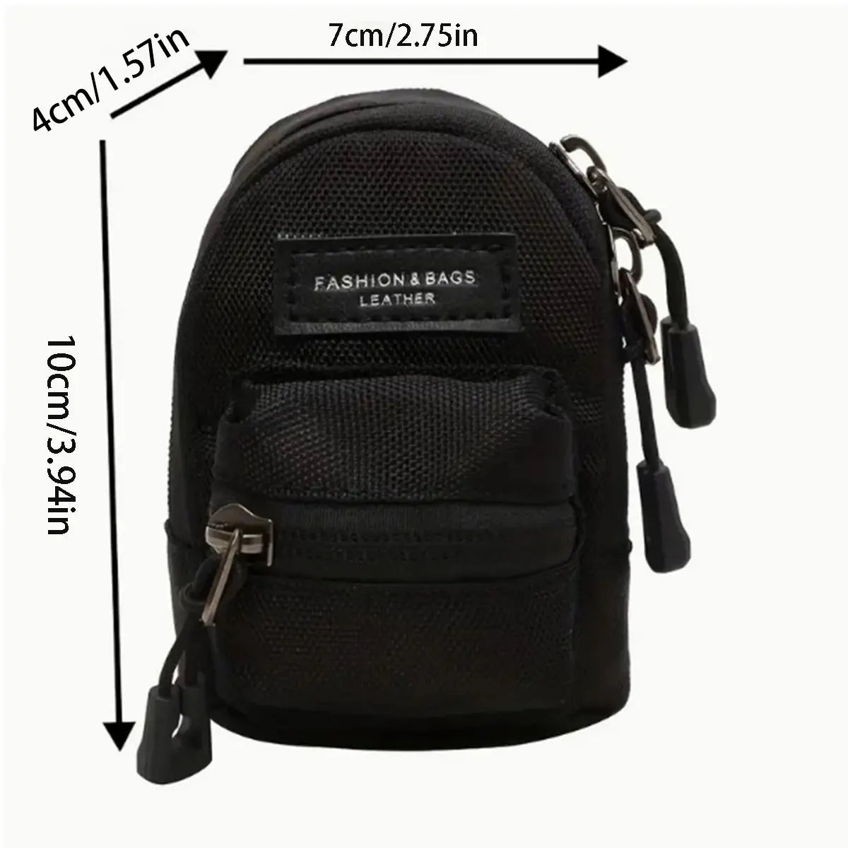Mini Coin Purses Men Women Couples Crossbody Bag Portable Wallets Earphone Key Shoulder Bags Hip Hop Casual All-match Newest