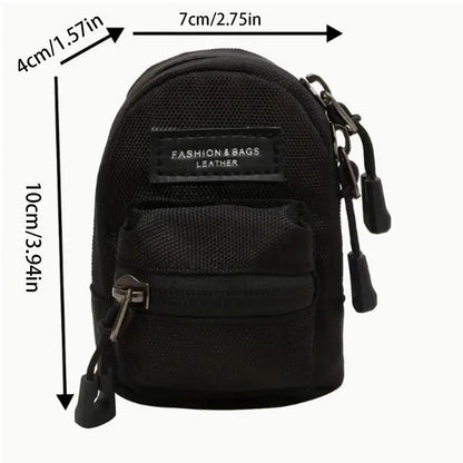 Mini Coin Purses Men Women Couples Crossbody Bag Portable Wallets Earphone Key Shoulder Bags Hip Hop Casual All-match Newest