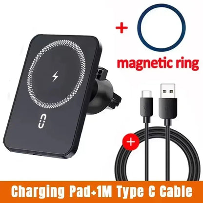 30W Magnetic Wireless Car Charger Mount for iPhone - Urbizia