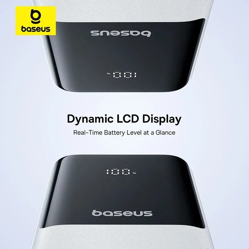 Baseus 20000mAh PD 22.5W Fast Charging Power Bank Dual Cable