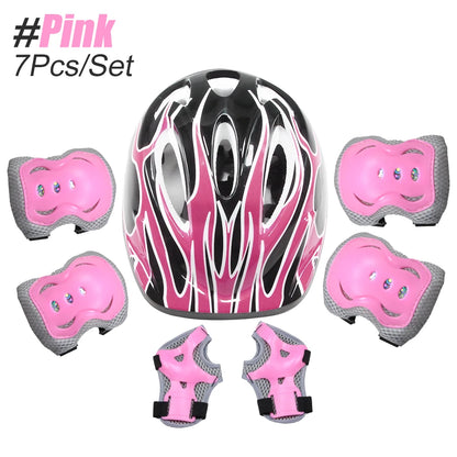 6PCS Knee & Elbow Pads Set with Wrist Guards - Multi-Sport Protective Gear for Kids/Adults - Cycling, Skating, Riding Safety