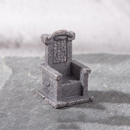 Miniature Halloween Resin Figurines – 3D Horror Raven, Tombstone, Ghost & Skull Ornaments