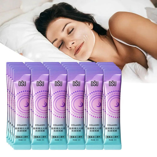 30PCS Collagen Sleeping Face Masks for Anti-Aging Care