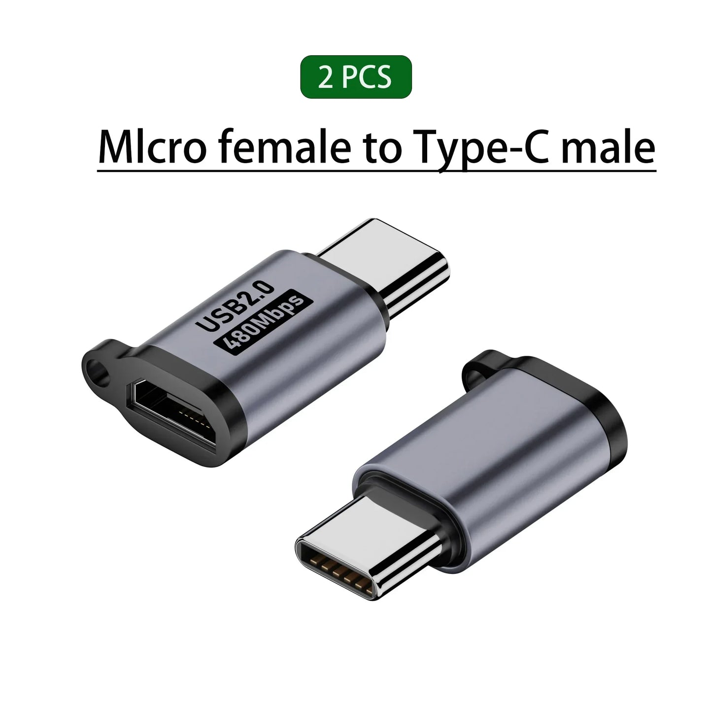 USB-C to Micro & Mini USB Adapter Converter