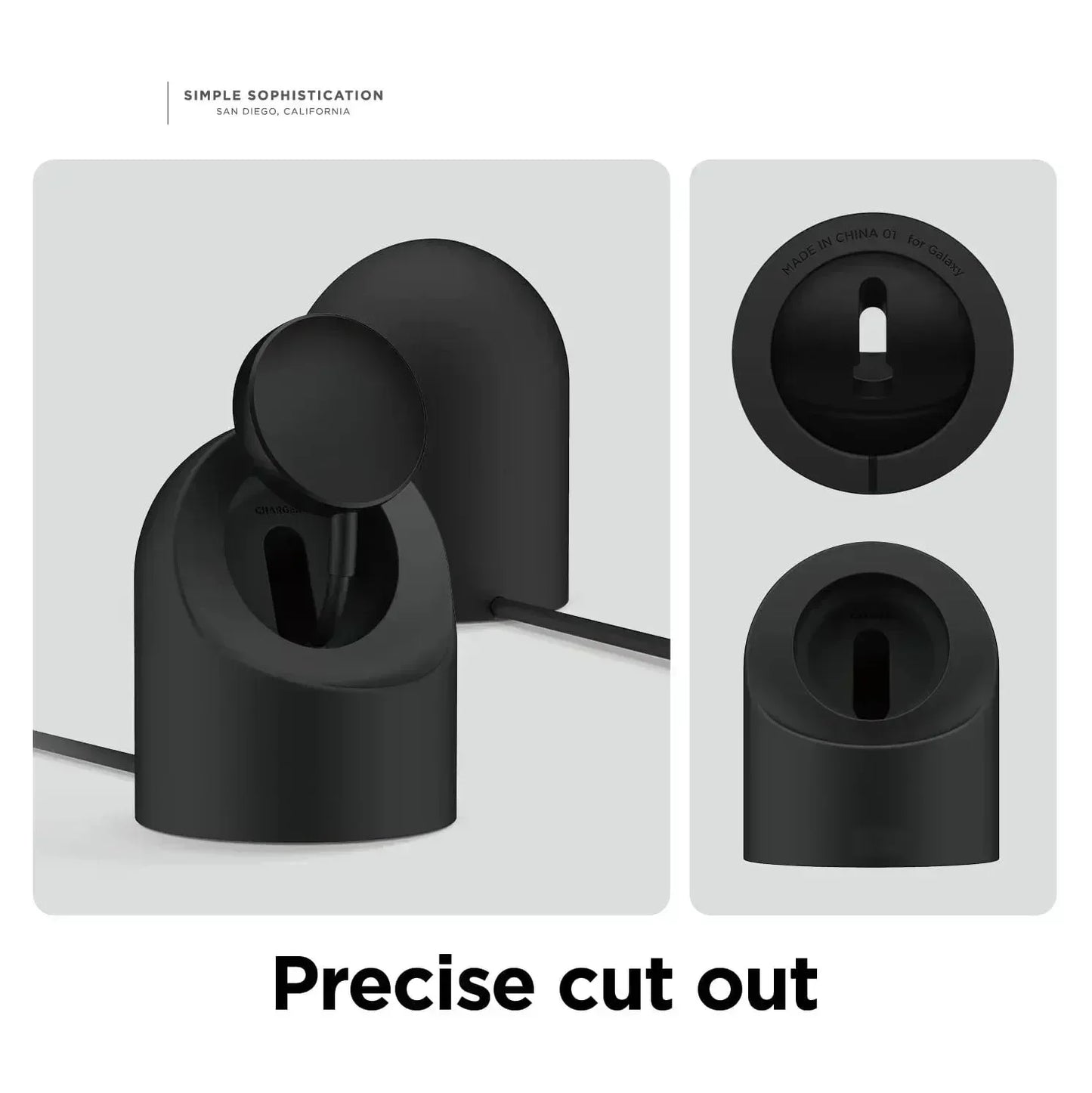 Silicone Charging Seat For Samsung Galaxy Watch 8/7/6/5 40/44mm Ultra 47mm Charging Stand Storage Seat Watch 6 8 Classic 47/43mm - Urbizia