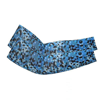 2Pcs Unisex Cooling Arm Sleeves Cover Sports Running UV Sun Protection Outdoor Men Fishing Cycling Quick Dry Arm Warmer