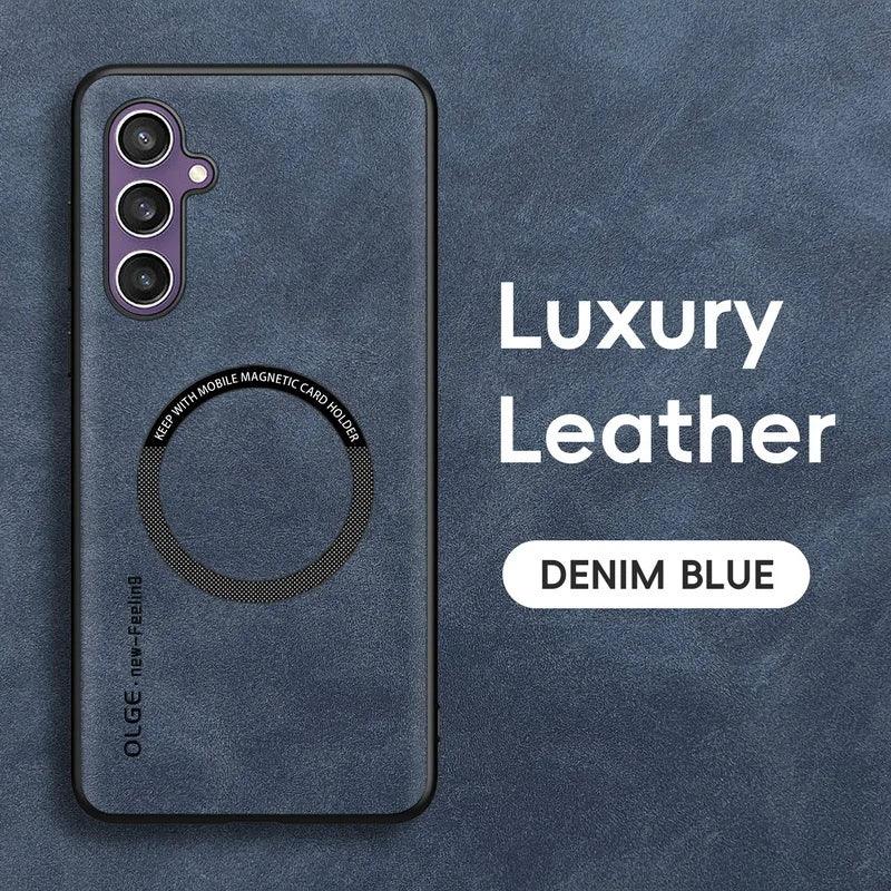 Magnetic MagSafe Leather Case for Samsung Galaxy Ultra Series