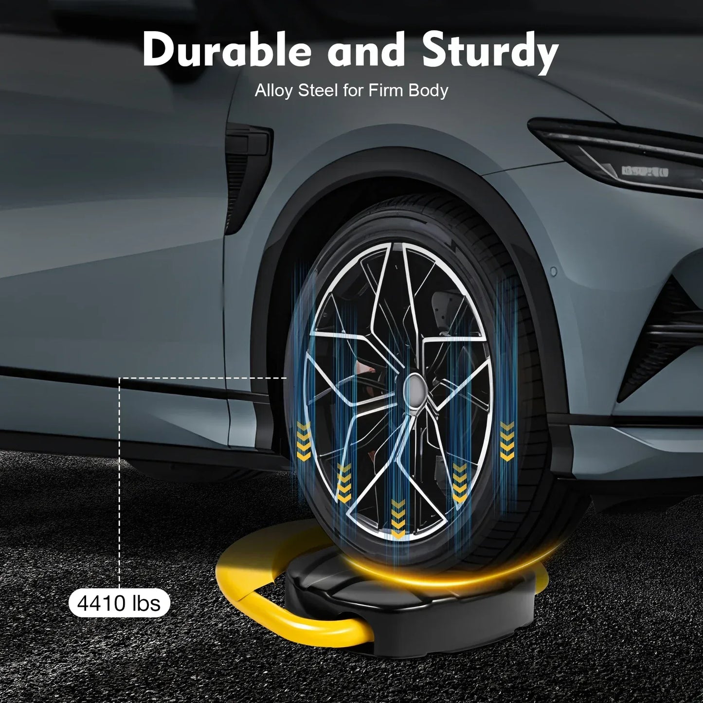 Intelligent Parking Lock with Remote Control 180° Foldable Barrier Auto Sensor Anti-collision Waterproof Lock - Urbizia