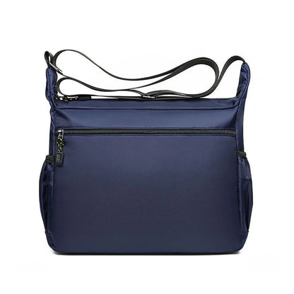 Men Business Crossbody Bag With Multi Layer Pockets Adjustable Shoulder Strap For Work Travel Professional Style