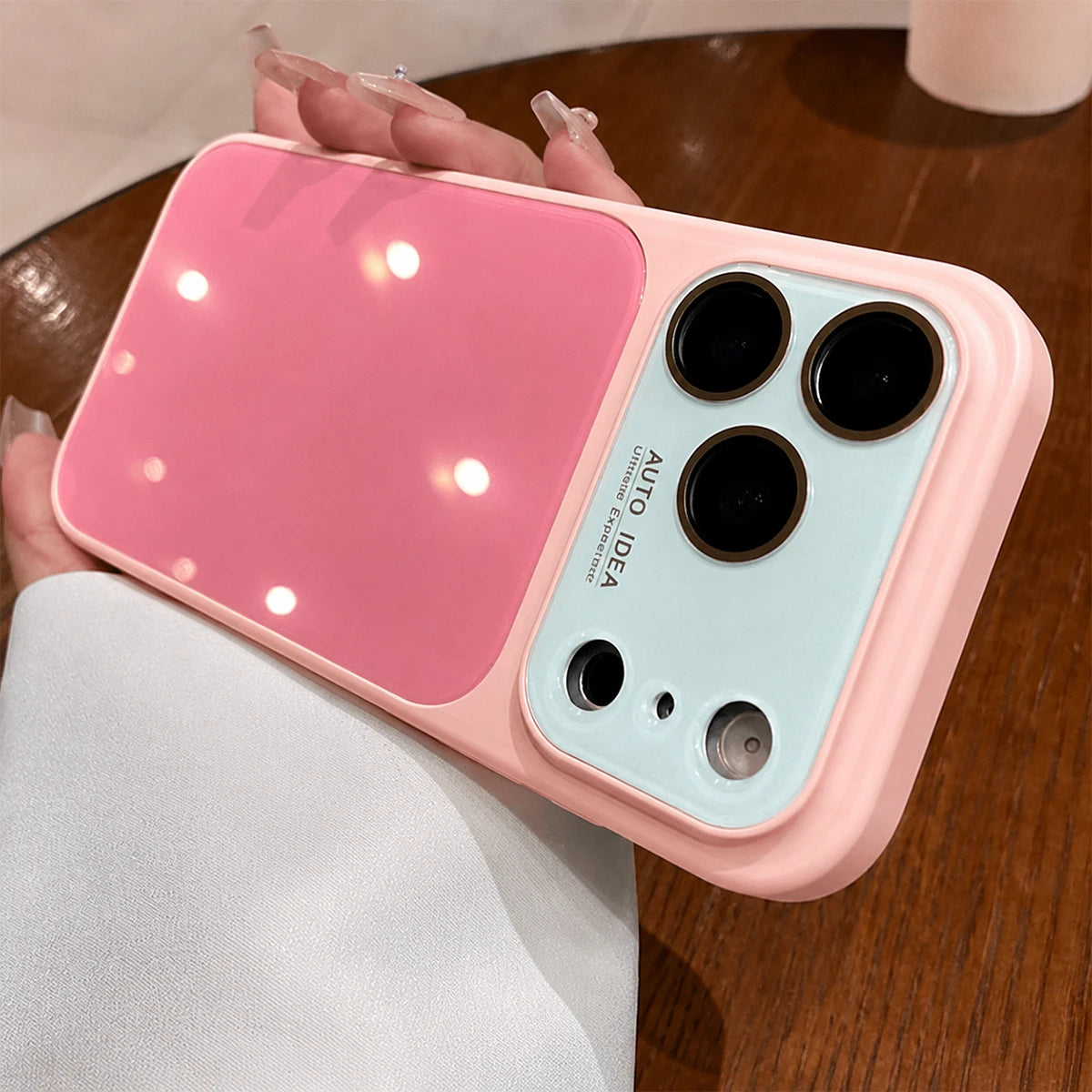 Fashion Dopamine Color-Block Phone Case, Tri-Color Shockproof Protective Cover with Anti-Fingerprint Finish, Raised Camera Lens Protection and Covered Buttons, Compatible With iPhone 13/14/15/16/17/18 Pro Max, Air, Pro and Pl