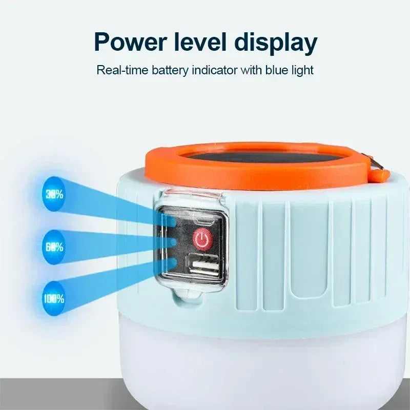 Portable Camping Light Power Bank LED Camping Lanterns Handheld Waterproof Outdoor Tent Light Rechargeable Floodlight Flashlight - Urbizia