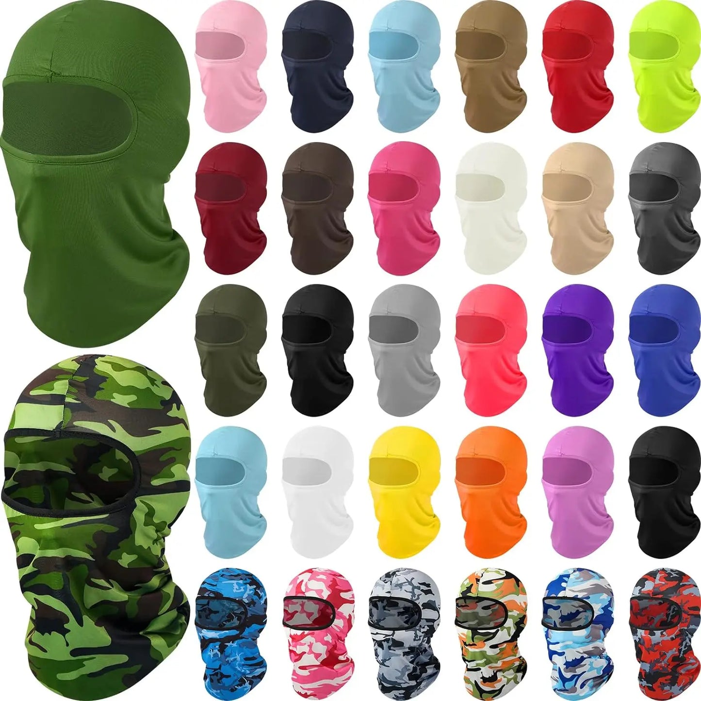 Balaclava For Women Cycling Caps Winter Ski Mask Helmet Liner Full Face Hat Head Warmer For Men Gorras Hombre UV Resistance