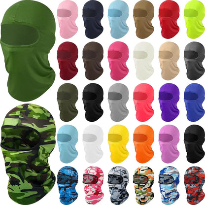 Balaclava For Women Cycling Caps Winter Ski Mask Helmet Liner Full Face Hat Head Warmer For Men Gorras Hombre UV Resistance