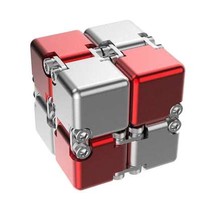 Metal Magnetic Pocket Cube 2x2 Puzzle Toy for Stress Relief