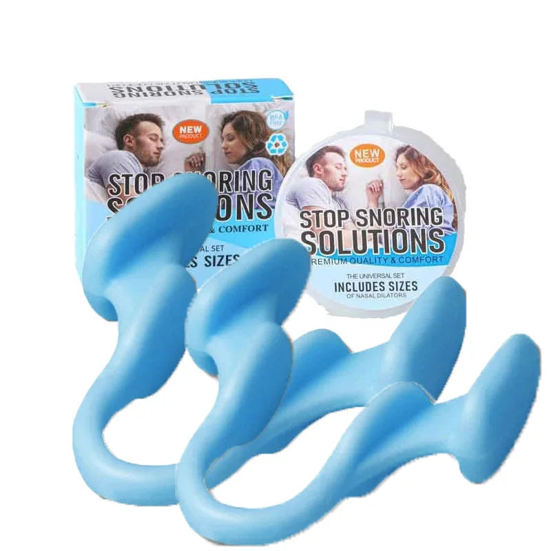 Silicone Nose Clip Anti-Snoring Nasal Dilator for Sleeping Breath Easier Snore Right Nasal Clip Improve Respiratory Comfort