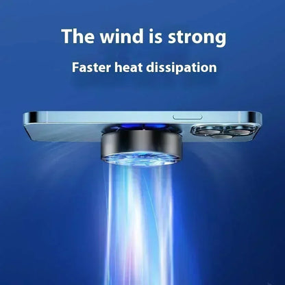 Portable Magnetic Phone Cooler RGB Fan for Gaming