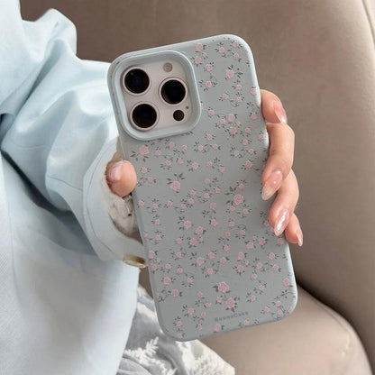 iPhone Flower Pattern Silicone Case – Shockproof Bumper