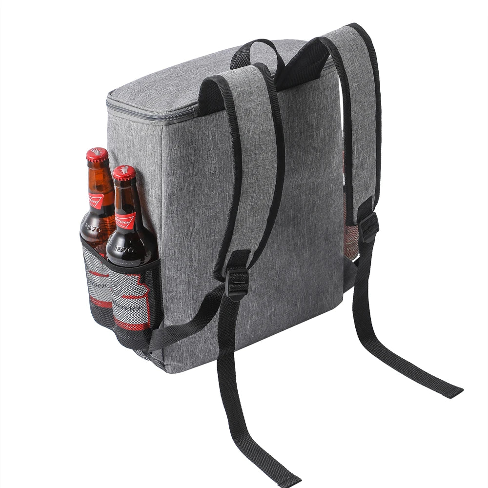 18L Portable Thermal Lunch Bag Food Box Durable Waterproof Cooler Ice Insulated Case Camping Oxford Dinner Backpacks Icebox