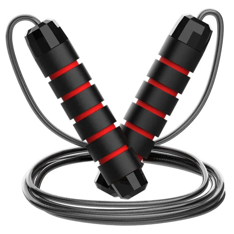 1PCS The New Jump Rope Steel Wire Skipping Exercise Adjustable Jumping Fitness Workout Training Home Sport Equipment Tangle-Free - Urbizia