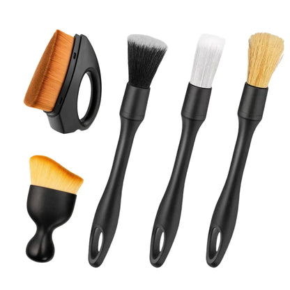 Car Detailing Brush Set – 4-5 Pieces - Urbizia