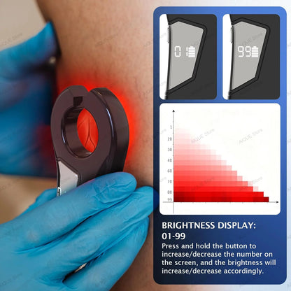 AiQUE Vein Locator with Storage Case Portable Medical Vein Finder Machine Nurse Injection Helper Handheld Emergency Vein Viewer
